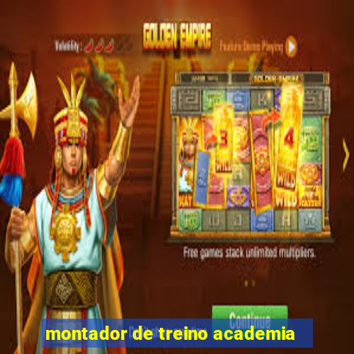 montador de treino academia